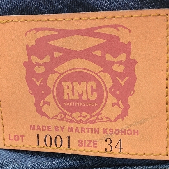 High Waist Wide Leg Button Fly  Embroidered  Jeans Size W30 L31 Designer… - Picture 12 of 12